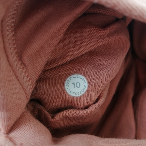 Lululemon Relaxed High Rise Jogger Sweatpants Pink Savannah 10 - Picture 11 of 16